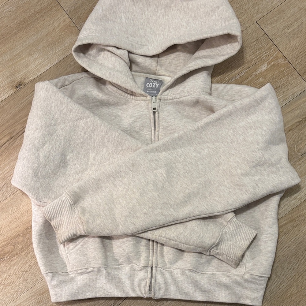 TNA Cream Cozy Fleece Hoodie